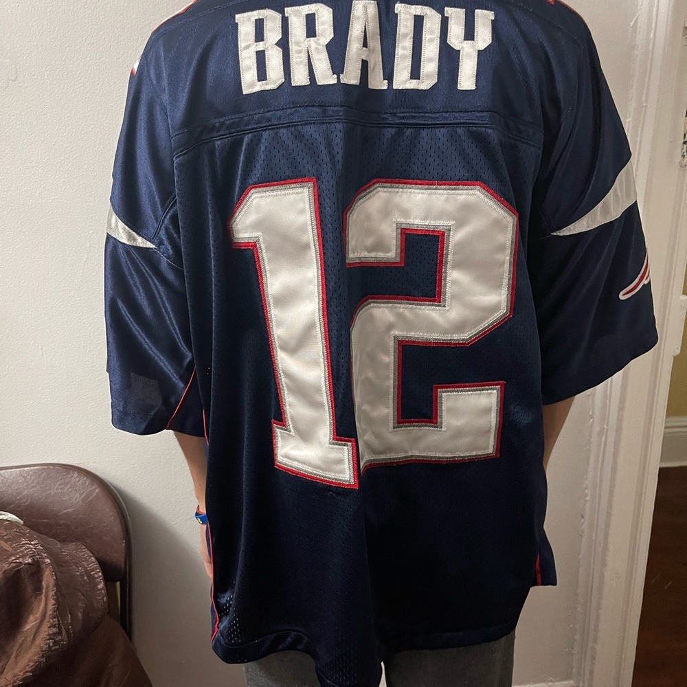 Tom Brady Patriots vintage jersey.
